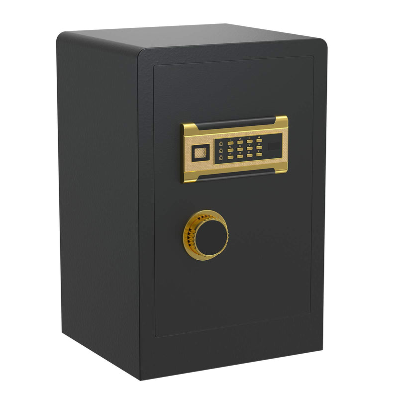 Security Safe Box for Home Office, 2.7 Cubic Feet Safe with Double Safety Key Lock and Password