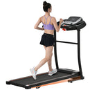 NEW Home Folding Treadmill with Pulse Sensor, 2.5 HP Quiet Brushless Motor , 7.5 MPH, 300LBS Weight Capacity