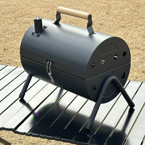 Portable Charcoal Grill with Small Tabletop Barbecue Grill for Outdoor Camping Backyard Party BBQ Cooking