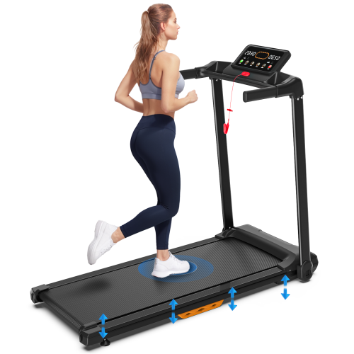 Walking Mat Treadmills Portable for Home & Office LED Display, 265 LB Capacity