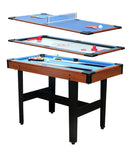48 Inch 3-in-1 Multi Game Table - Combo Game Table Set - Billiards/Pool, Glide Hockey and Table Tennis for Home Game Room