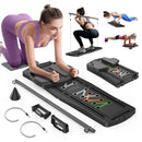 7-in-1 Pilates Reformer Board, Ab & Core Workout Machine, Foldable Home Pilates Reformer Full Body Training, 330LBS Capacity