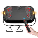 Whole Body Vibration Platform with Loop Bands for Fitness & Slimming