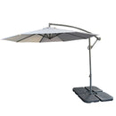 10ft Offset Patio Umbrella - Offset Hanging Cantilever Patio Outdoor Market Umbrella Protection for Pool Deck and Garden
