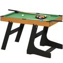 38in Foldable Billiards Tabletop Game, Pool Table Set, Fun for the Whole Family with Easy Folding