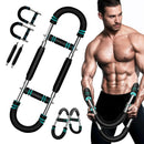 Twister Arm Trainer 60-110lb Adjustable Power Twister Bar, Portable Forearm Triceps Chest Enhanced Exercise Strengthener