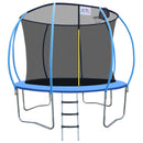 Foldable Trampoline 400 Lbs 10ft Foldable Mini Trampoline Fitness Rebounder with Handrail for Adults
