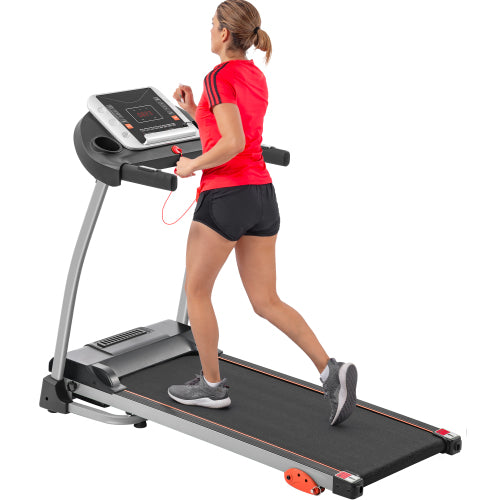 Easy Folding Treadmill for Home Use, 2.5HP Electric Running 3-Level Incline Adjustable Compact Foldable