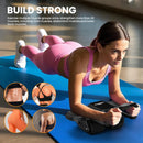 New 2 in 1 Ab Roller Wheel with Knee Mat