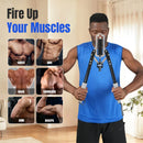 Chest & Shoulder & Arm Twister Adjustable Resistance Home Chest Expander Power Chest Press Machine 220lb/350lb for Upper Body