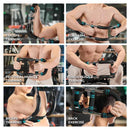 Twister Arm Trainer 60-110lb Adjustable Power Twister Bar, Portable Forearm Triceps Chest Enhanced Exercise Strengthener