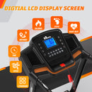 Folding Treadmill for Home Electric Treadmill Workout Running Machine, Handrail Controls Speed, Pulse Monitor APP