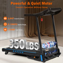 Incline Treadmill for Running & Walking, 3.0 HP Treadmills For Home 350 lbs Weight Capacity Hydraulic System Auto-Folding Treadmill