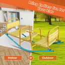 Kindergarten Children Outdoor Rocking Horse Outdoor Park Playground Equipment Double Or Triple Seesaw Swinging Fun