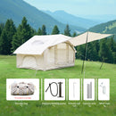 Inflatable Camping Tent with canopy , 4 Season Waterproof Windproof, Clear Skylight & 420D Oxford Waterproof