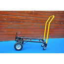 Hand Truck Dual Purpose 2 Wheel Dolly Cart and 4 Wheel Push Cart with Swivel Wheels 330 Lbs Capacity