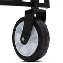 Extention ExCollapsible Foldable Wagon Cart Heavy Duty Utility Cart for Camping Shopping Sports Supports 225lbs Black