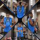 Chest & Shoulder & Arm Twister Adjustable Resistance Home Chest Expander Power Chest Press Machine 220lb/350lb for Upper Body