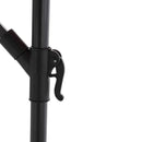 10ft Solar LED Offset Hanging Market Patio Umbrella (No Base)