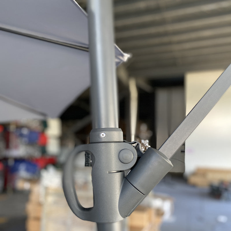 10ft Offset Patio Umbrella - Offset Hanging Cantilever Patio Outdoor Market Umbrella Protection for Pool Deck and Garden