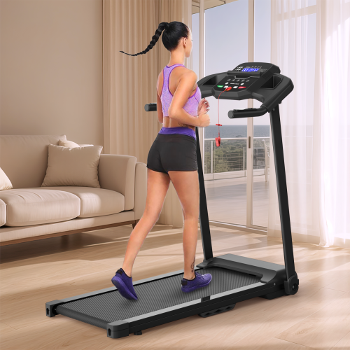 2.5HP Electric Folding Treadmill Running Walking Machine for Home Gym, Max 265 LBS Weight Capacity