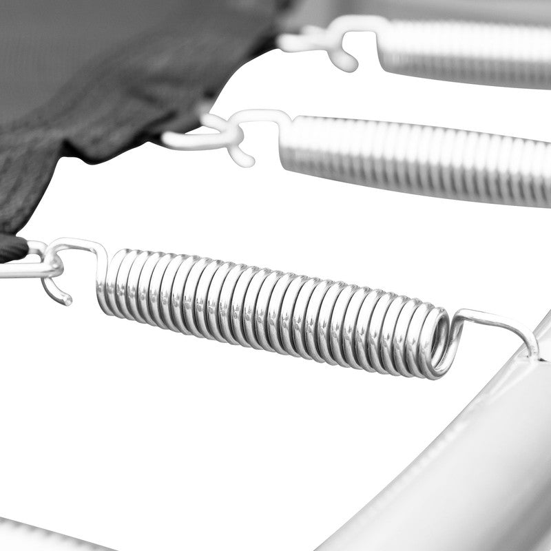 14FT Powder-coated Advanced Trampoline with Basketball Hoop Inflator and Ladder Outer Safety Enclosure Orange