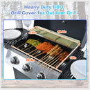 Propane Gas Grill 3 Burner Barbecue Grill Stainless Steel 26,000 BTU Patio Garden Barbecue Grill with Two Shelves