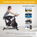 Black Stationary Bikes for Home Spin Indoor Exercise Bike with LCD Monitor for Home Gym Cardio Fitness Training