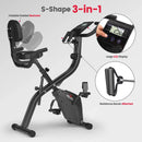 RELIFE 3 in 1 Exercise Bike Folding Exerpeutic Bike