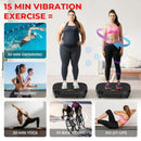 Whole Body Vibration Platform with Loop Bands for Fitness & Slimming