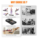 7-in-1 Pilates Reformer Board, Ab & Core Workout Machine, Foldable Home Pilates Reformer Full Body Training, 330LBS Capacity