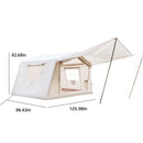 Inflatable Tents for Camping with canopy Easy Setup InflatableTent 4 Season Tent, Waterproof Oxford Air Glamping Tents for Camping Adult 4/6/8 Person