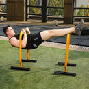 Adjustable Parallette Dip Bar Station Fitness Workout Dip Stand Station Machine for Home