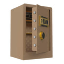 Security Safe Box for Home Office, 2.7 Cubic Feet Safe Brown