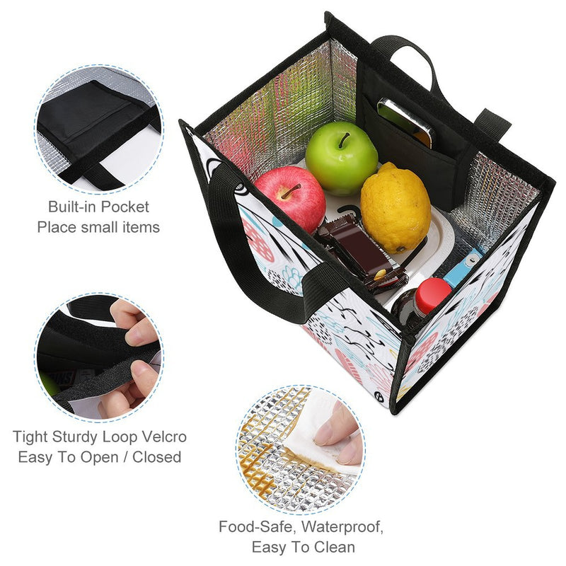 Lunch Bag for Men Women Portable Handbag for Work Picnic L069