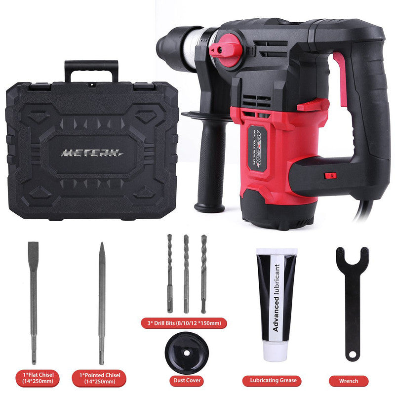 1500w SDS-Plus Rotary Hammer Drill 6-Speed