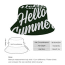 Bucket Hats Fisherman Sun Cap for Women Men H025