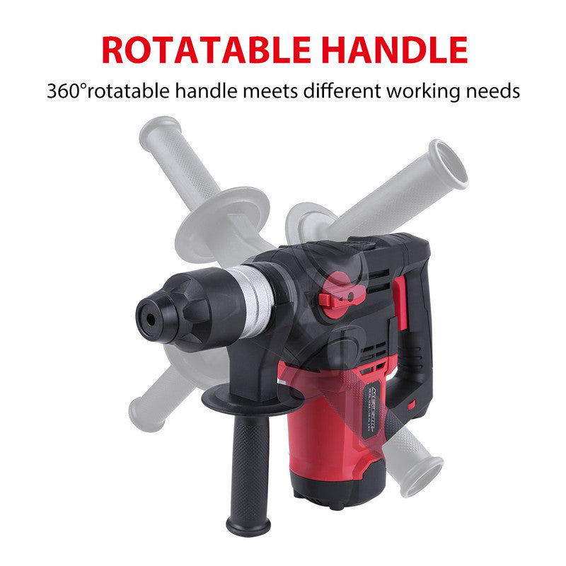 1500w SDS-Plus Rotary Hammer Drill 6-Speed