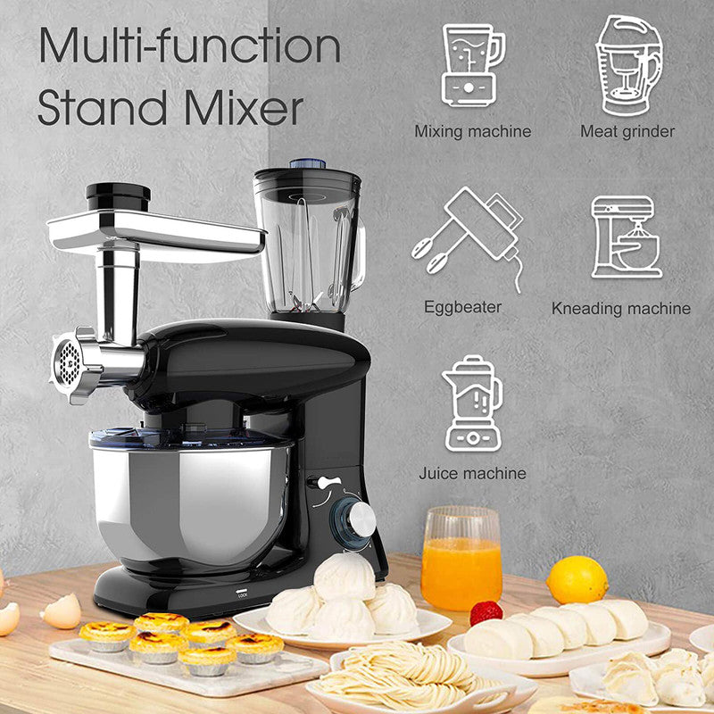 Stand Mixer 8-Speed Tilt-Head Food Mixer - Black