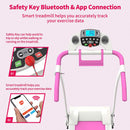 Electric Folding Treadmill Smart Motorized Walking Running Jogging Machine