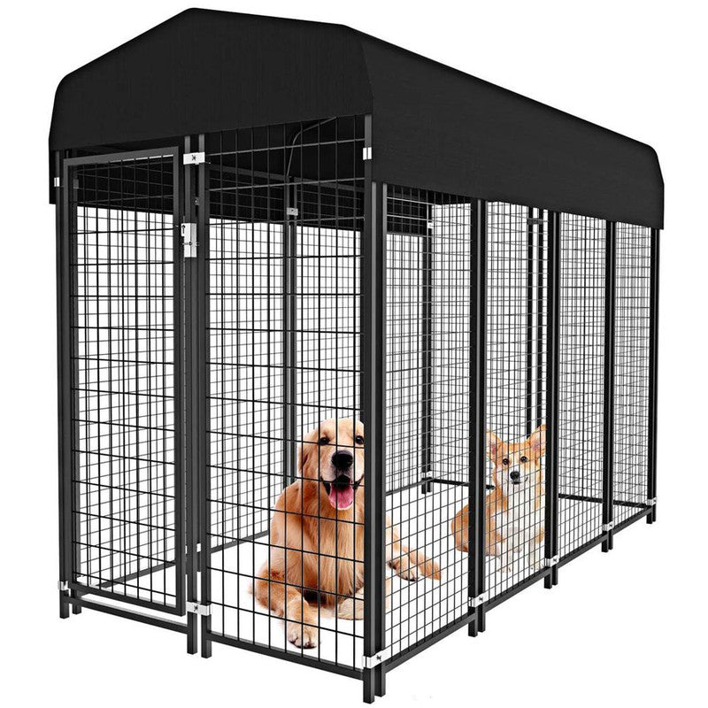 Dog Kennel Large Dog Kennel Outdoor with Waterproof Cover