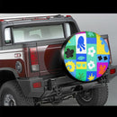 Spare Tire Cover For Rv Trailer Waterproof Wheel Cover Fit For Rv Suv Truck Travel Trailer N109