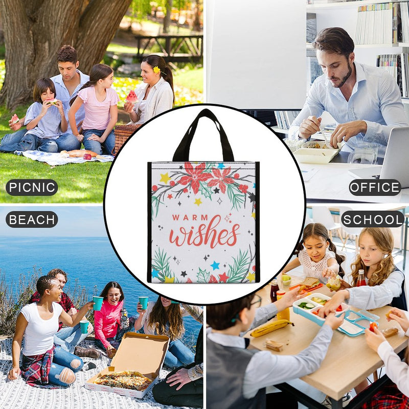 Lunch Bag for Men Women Portable Handbag for Work Picnic L057