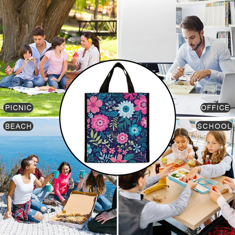 Lunch Bag for Men Women Portable Handbag for Work Picnic L004