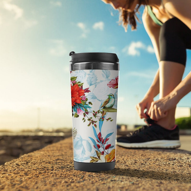 Stainless Steel Tumbler Sport Drink Bottle Travel Mug 380L T009