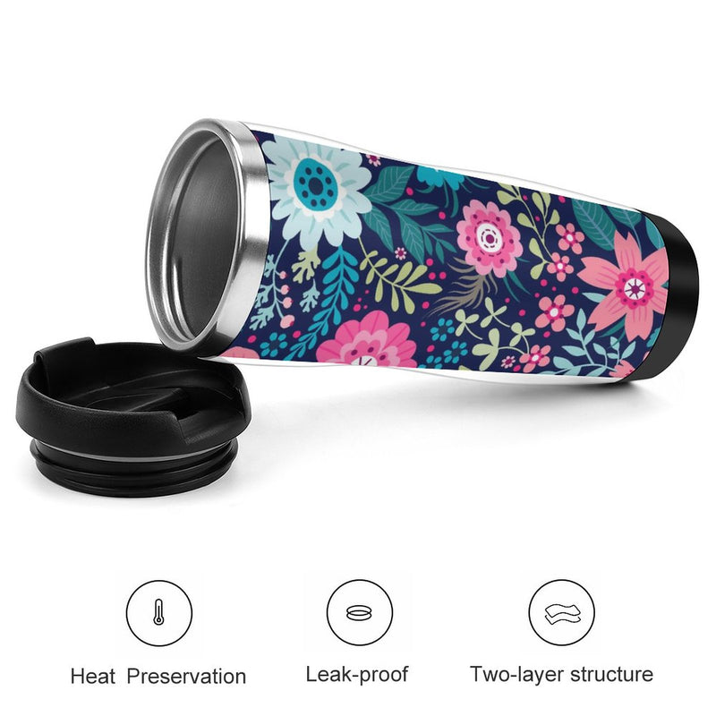 Stainless Steel Tumbler Sport Drink Bottle Travel Mug 380L T004