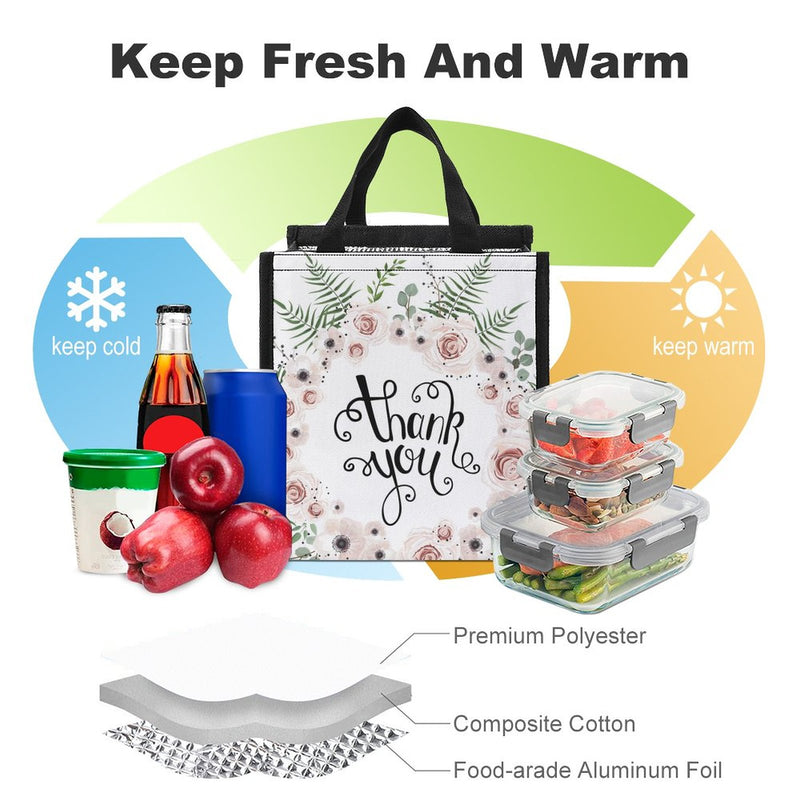 Lunch Bag for Men Women Portable Handbag for Work Picnic L079