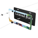 Personalise License Plate Frame for Men Women Car Universal Stainless Steel Accessories D068