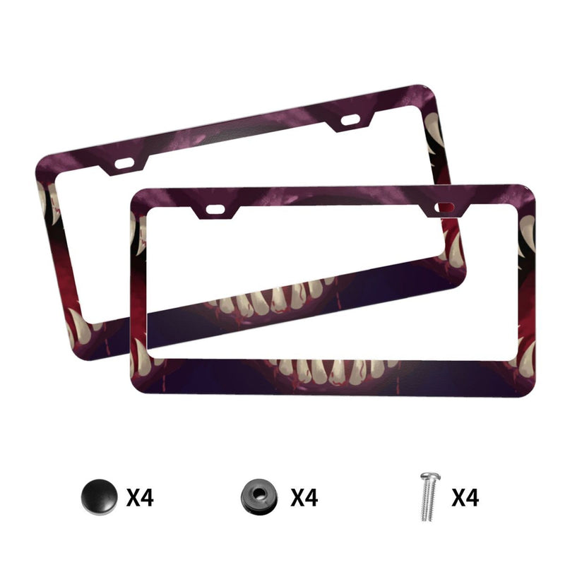 Personalise License Plate Frame for Men Women Car Universal Stainless Steel Accessories D026