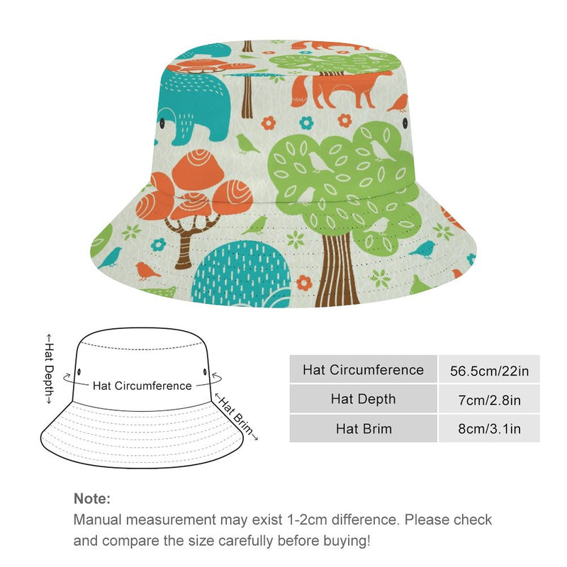 Bucket Hats Fisherman Sun Cap for Women Men H067